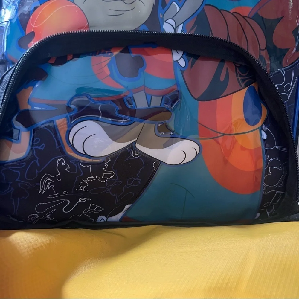 Space Jam Lebron James Backpack Space Jam Tune Squad Pockets Padded Straps NWOT